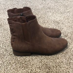 Brown booties